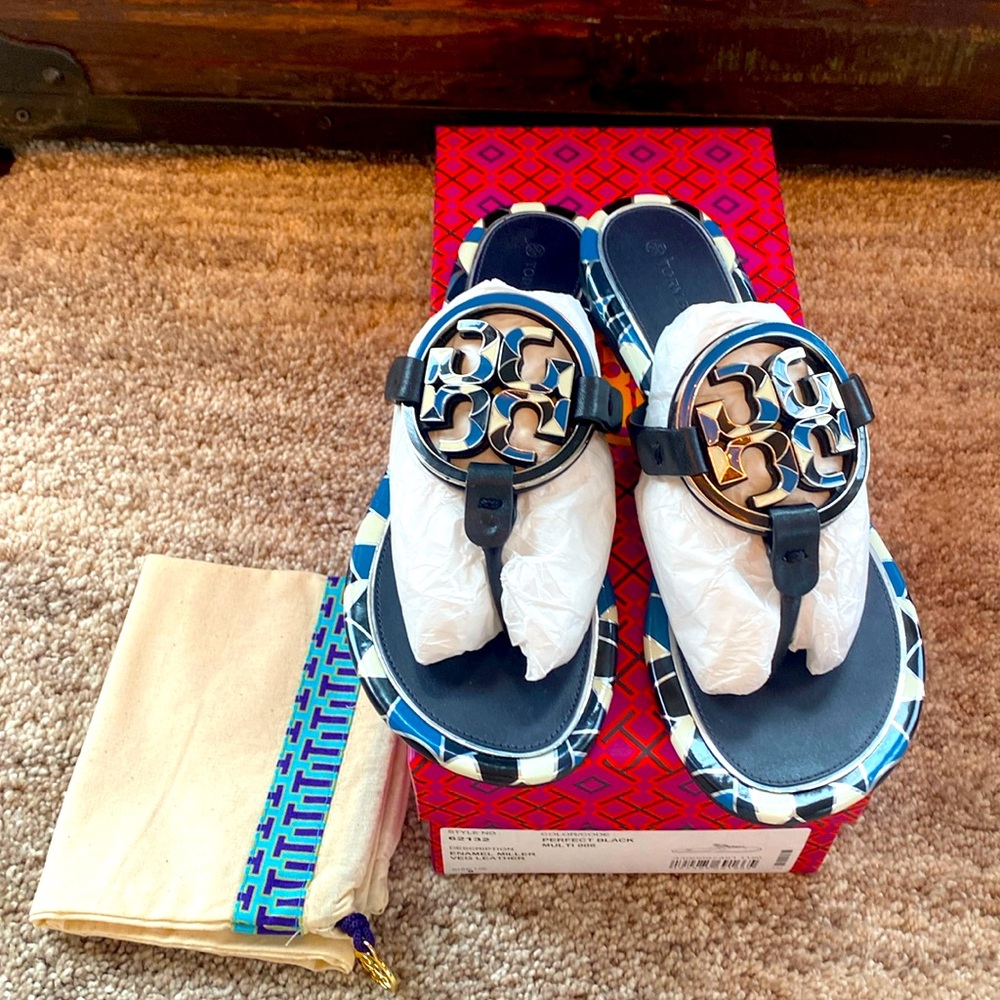 NIB, Tory Burch Miller sandals!